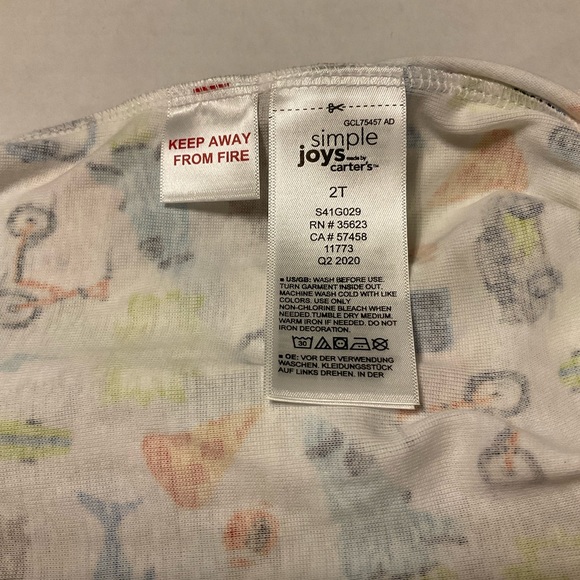 Simple Joys made by Carter’s Onesies Size 2T - Picture 8 of 9